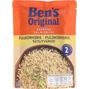 Ben's original 2 x fuldkorns ekspres ris