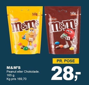 Let-Køb M&m's tilbud