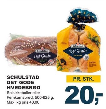 Let-Køb Schulstad det gode hvedebrød tilbud