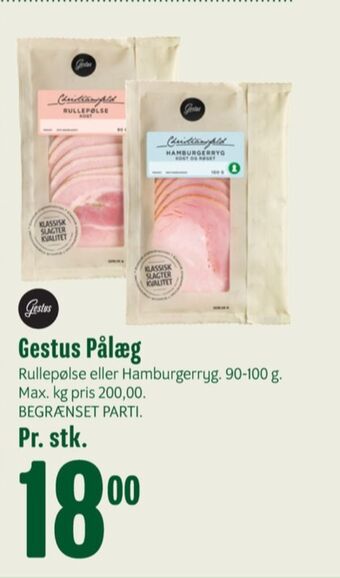 Min Købmand Christiansfeld hamburgerryg tilbud