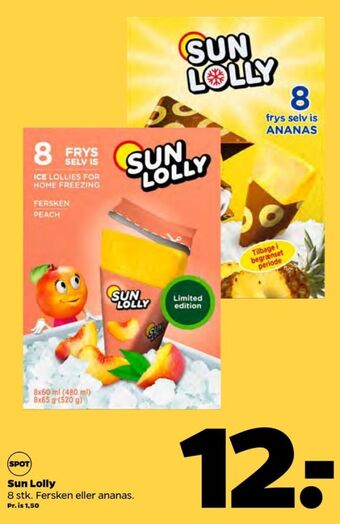 Netto Sun lolly is frys selv tilbud