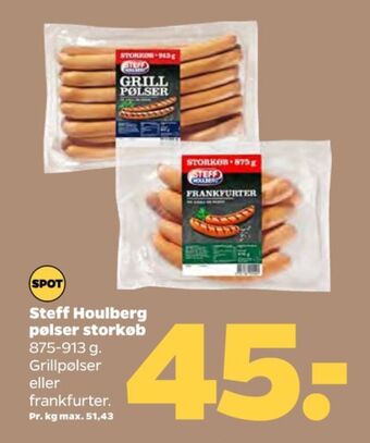 Netto Steff houlberg frankfurter tilbud