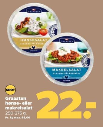 Netto Graasten hønsesalat tilbud