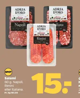 Netto Adria d'oro salami napoli tilbud