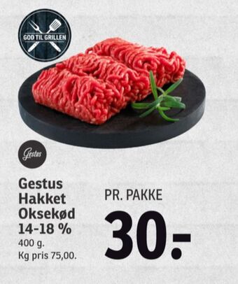 SPAR Gestus hakket oksekød tilbud