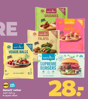 Netto Naturli' falafel tilbud
