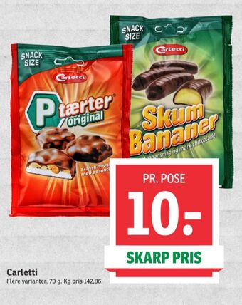 SPAR P-tærter skum tilbud