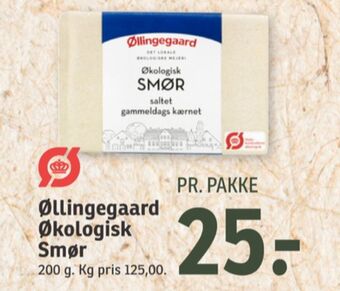 SPAR Øllingegaard smør saltet tilbud