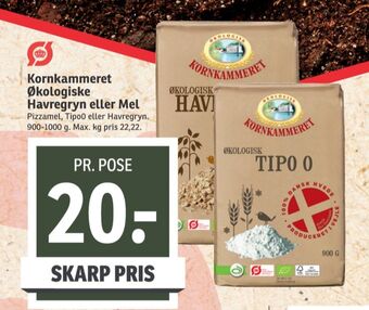 SPAR Kornkammeret havregryn tilbud