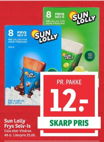 SPAR Sun lolly is frys selv tilbud