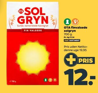 Netto Ota sol gryn havregryn tilbud