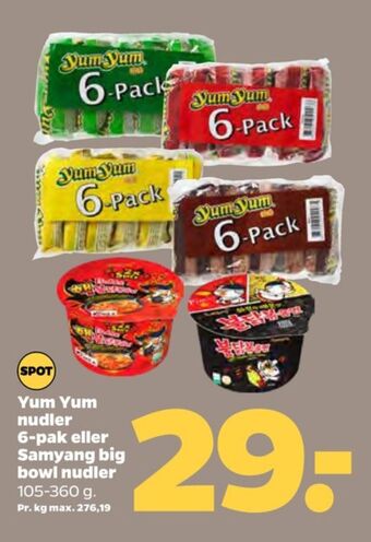 Netto Yum yum nudler tilbud