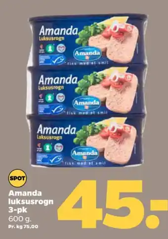 Netto Amanda torskerogn tilbud