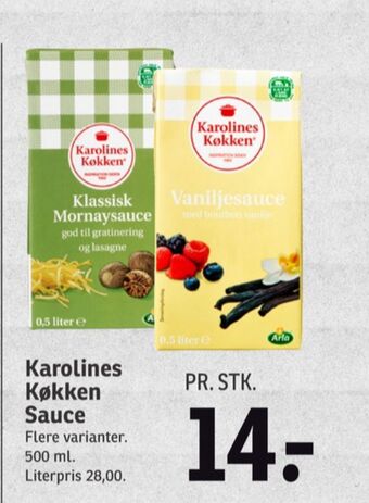 SPAR Karolines sauce flydende tilbud