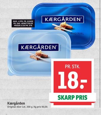 SPAR Kærgården smørbar tilbud