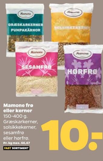Netto Mamone sesamfrø tilbud