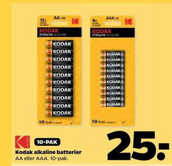 Netto Kodak batterier tilbud