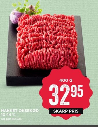 MENY Hakket Oksekød 10-14% tilbud