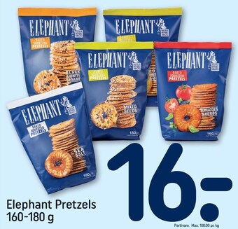 REMA 1000 Elephant pretzels 160-180 g tilbud
