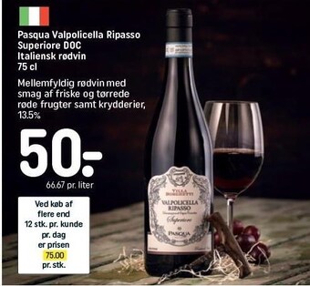 REMA 1000 Pasqua valpolicella ripasso superiore doc tilbud
