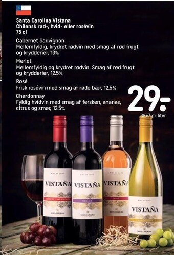 REMA 1000 Santa carolina vistana tilbud