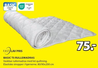 JYSK BASIC T5 RULLEMADRAS tilbud