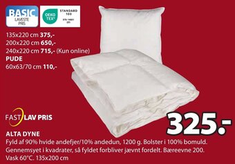 JYSK ALTA DYNE tilbud