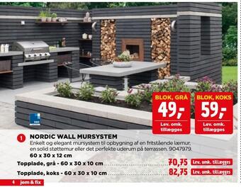 jem & fix Nordic wall mursystem tilbud