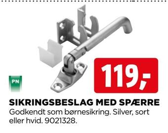 jem & fix Sikringsbeslag med spærre tilbud