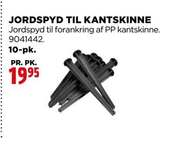 jem & fix Jordspyd til kantskinne tilbud