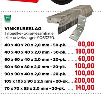 jem & fix Vinkelbeslag tilbud