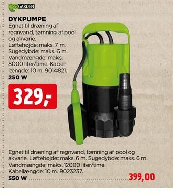 jem & fix Dykpumpe tilbud