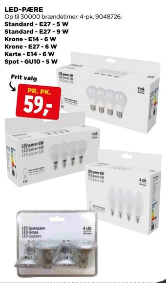 jem & fix Led-pære tilbud