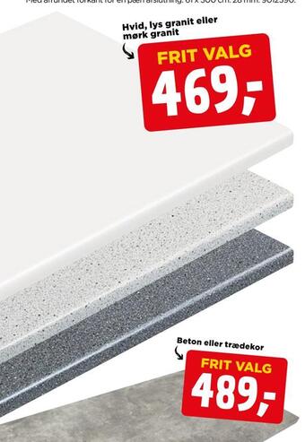 jem & fix Laminatbordplade tilbud