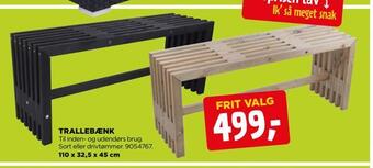 jem & fix Trallebænk tilbud