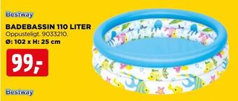 jem & fix Badebassin 110 liter tilbud