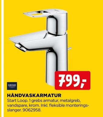 jem & fix Håndvaskarmatur tilbud