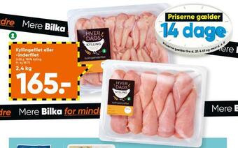 Bilka Kyllingefilet eller -inderfilet tilbud