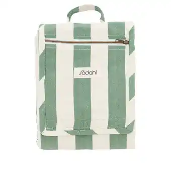 Kop & Kande Södahl statement stripe green picnictæppe 130x170 cm tilbud