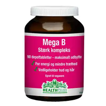 Helsemin Healthcare, mega b stærk kompleks healthcare, 90 tab tilbud