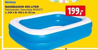 jem & fix Bestway badebassin 450 liter tilbud