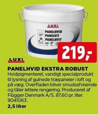 jem & fix Luxi panelhvid ekstra robust tilbud