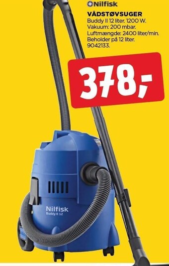 jem & fix Nilfisk vådstøvsuger tilbud