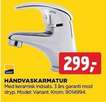 jem & fix Target håndvaskarmatur tilbud