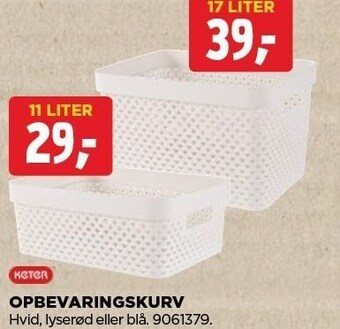 jem & fix Keter opbevaringskurv tilbud