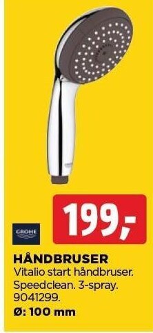 jem & fix Grohe håndbruser tilbud
