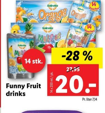 Lidl Solevita appelsinjuice tilbud