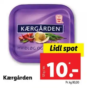 Lidl Kærgården smørbar hvidløg & ramsløg tilbud