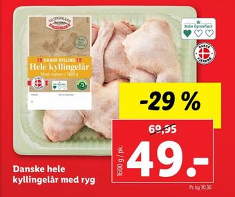 Lidl Vilstrupgård kyllingelår tilbud