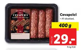 Lidl Grillmester cevapcici tilbud